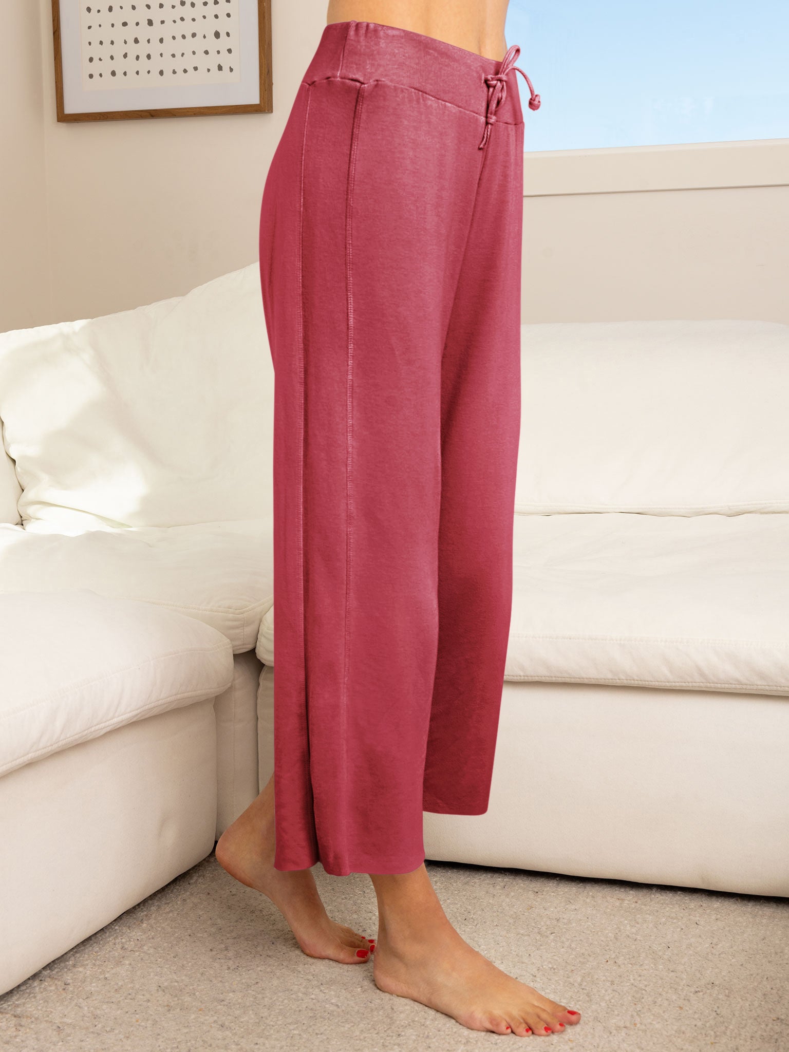 Lush Fleece Cropped Pant