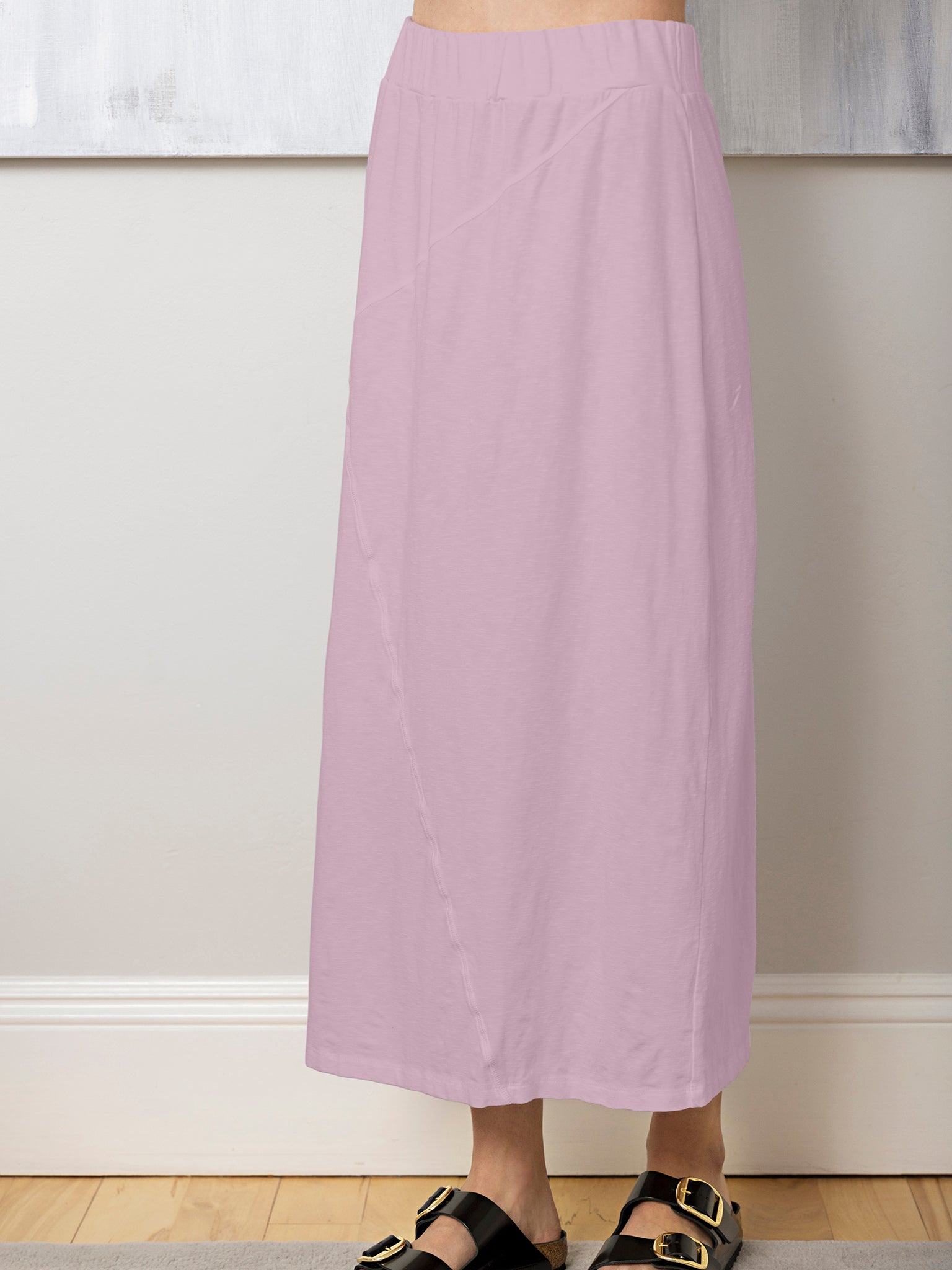 Seamed Ankle Skirt