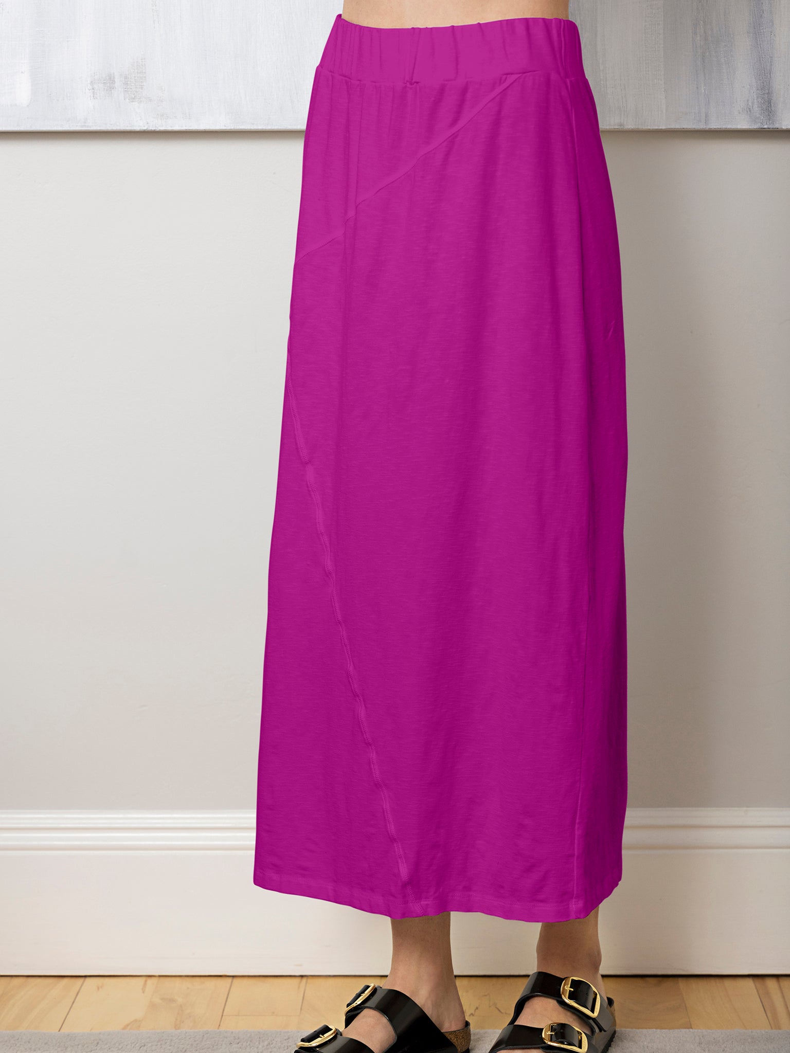 Seamed Ankle Skirt