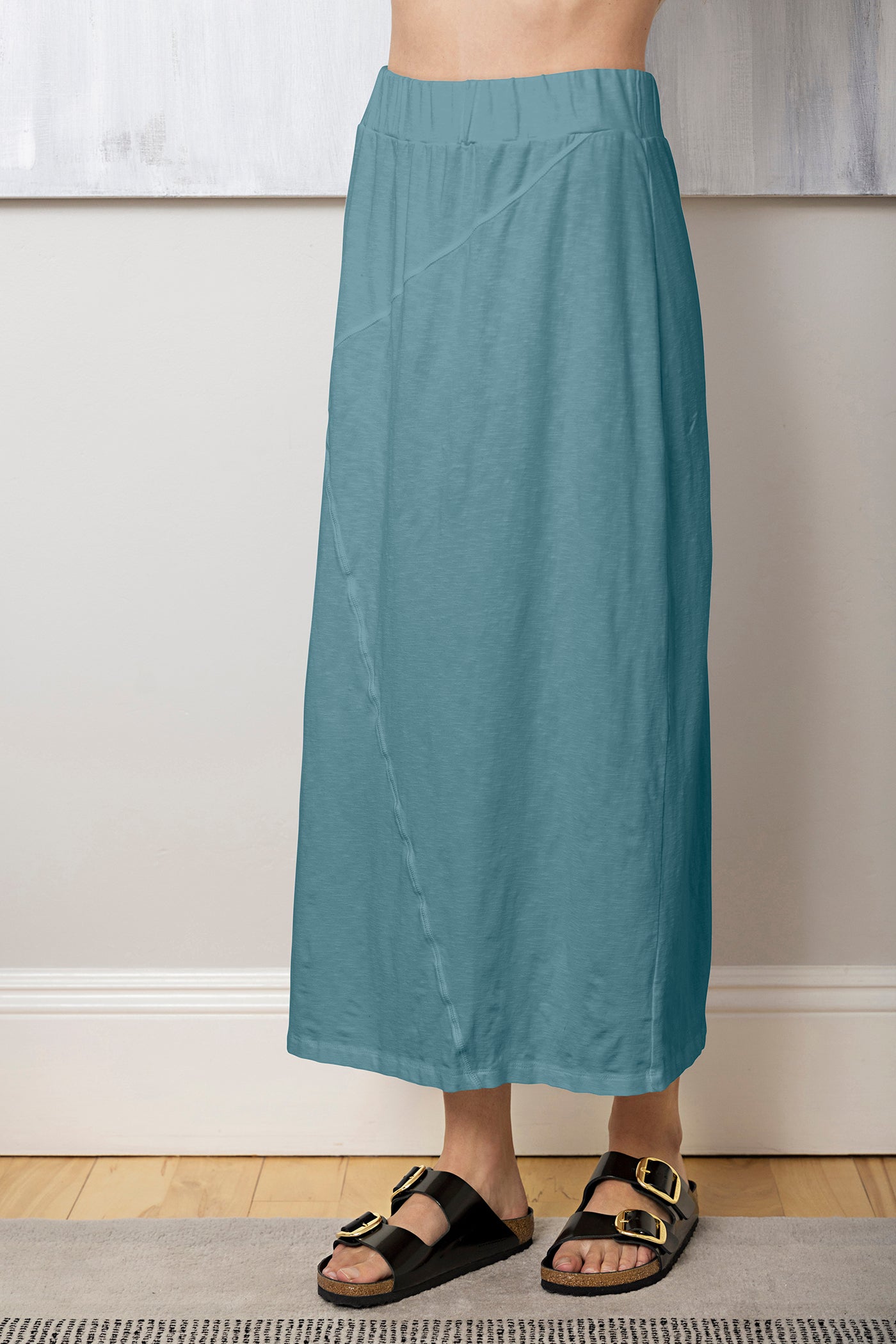 Seamed Ankle Skirt