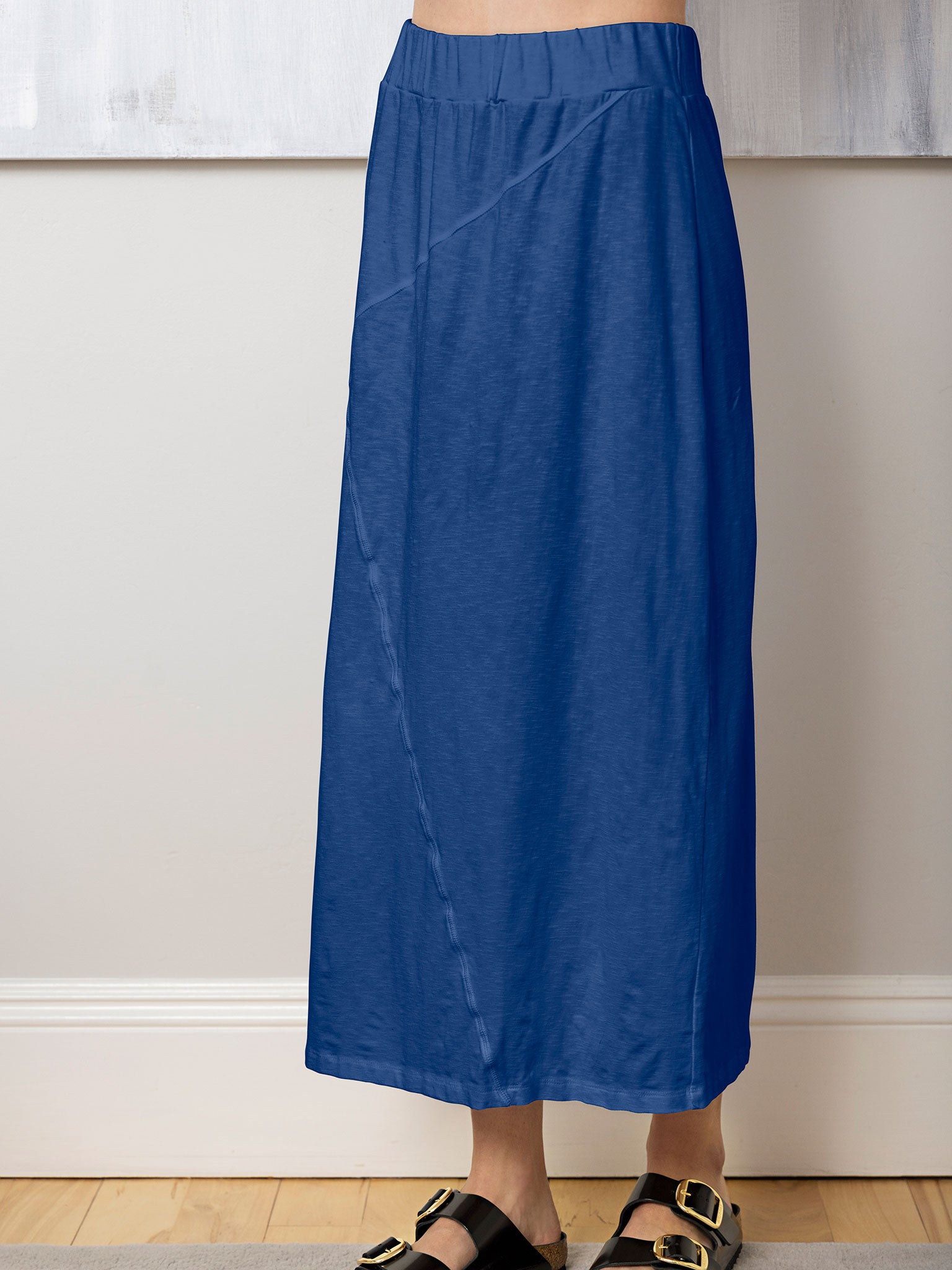 Seamed Ankle Skirt