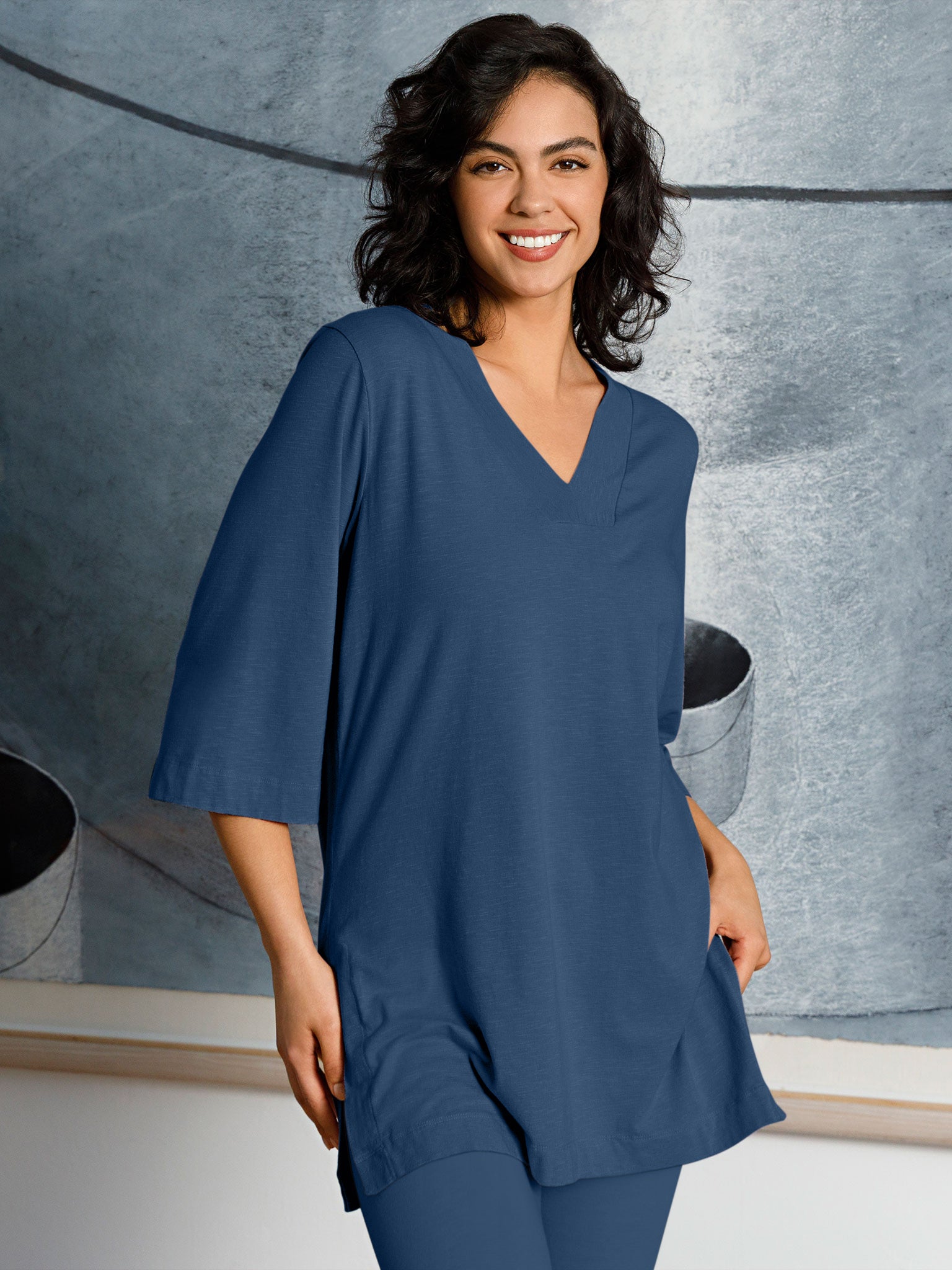 V Neck Tunic