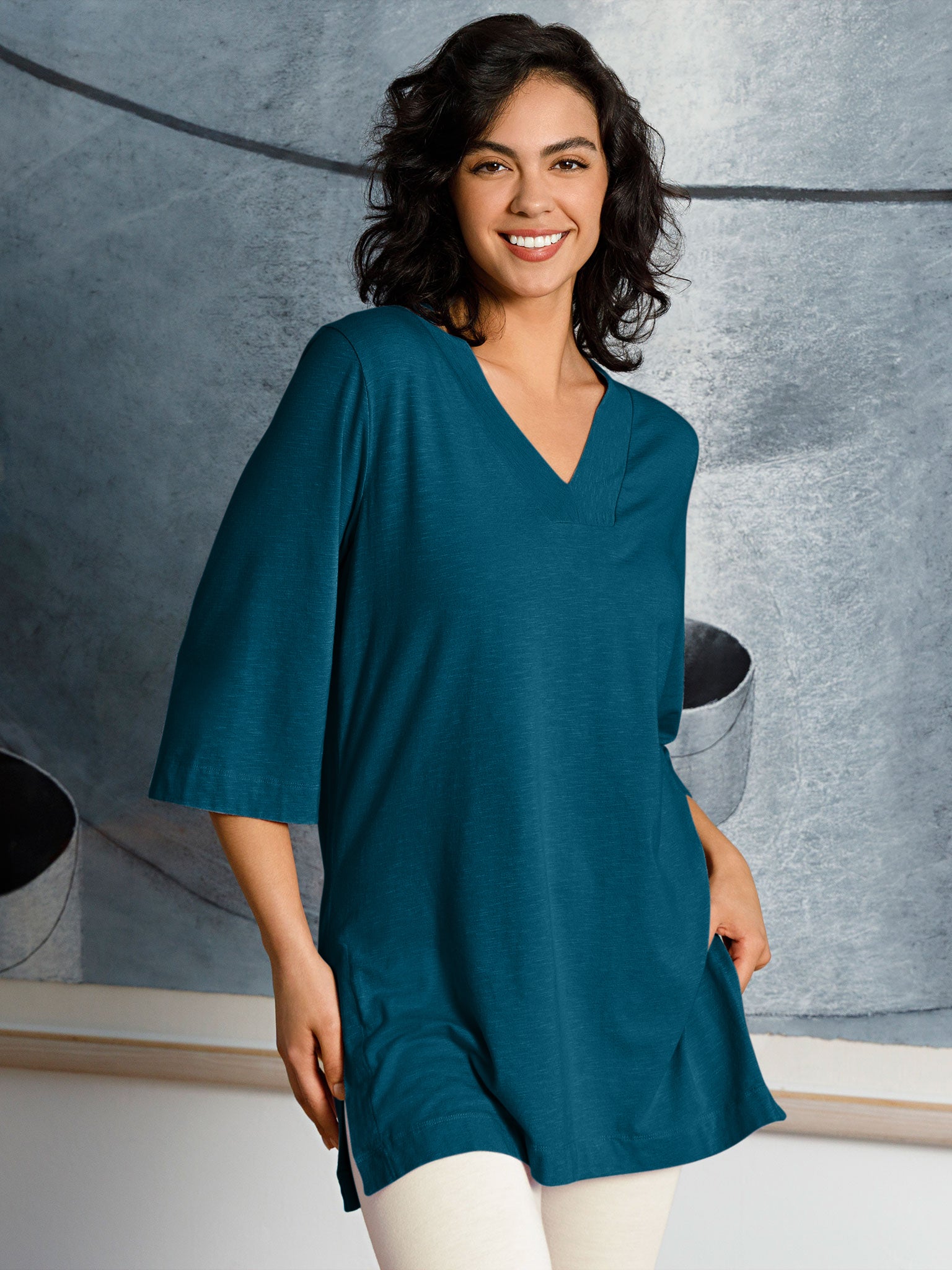 V Neck Tunic