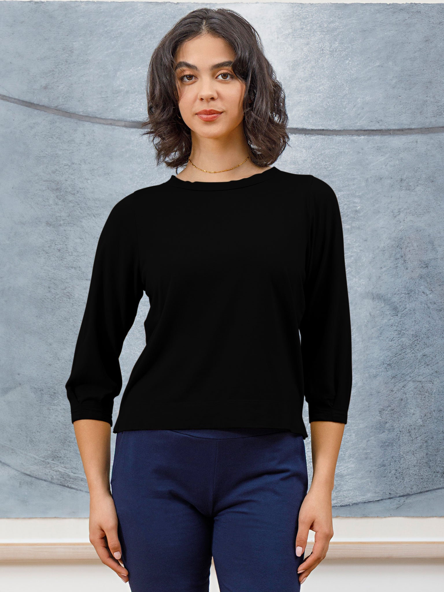Pleat Cuff Top