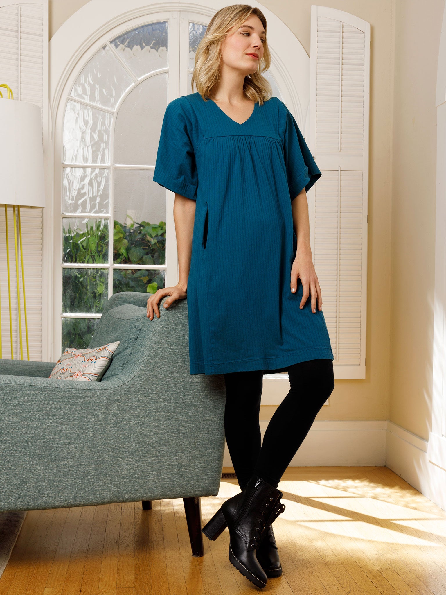 Pointelle Caftan