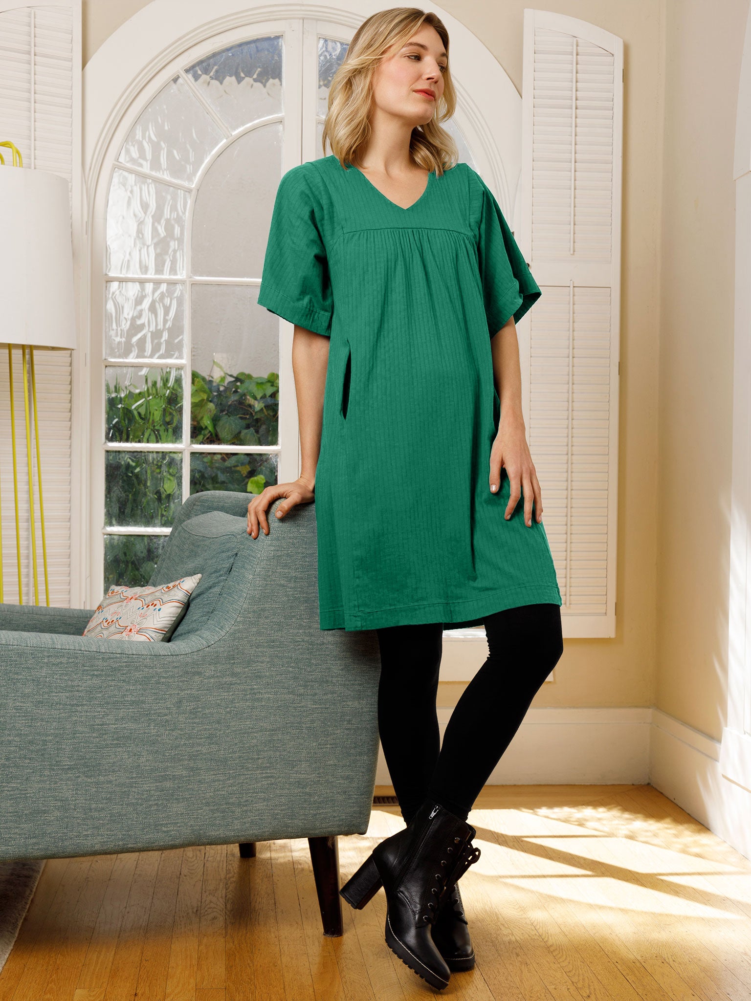 Pointelle Caftan