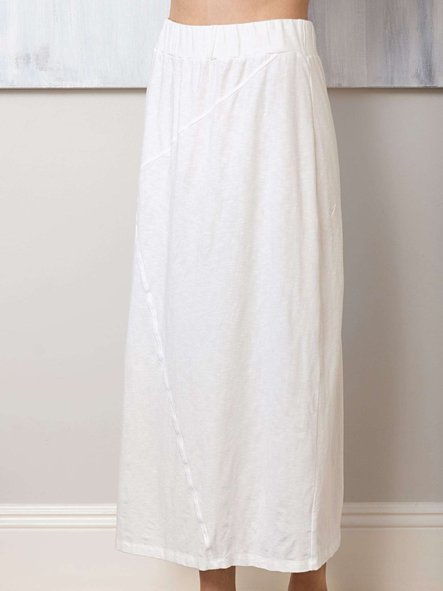 Seamed Ankle Skirt