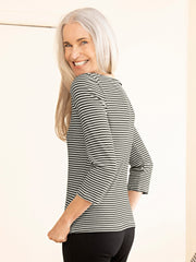 Sweater Stripe Boatneck