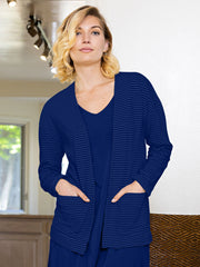 Sweater Stripe Jacket