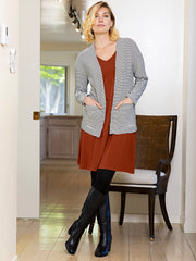 Slub Panel Dress