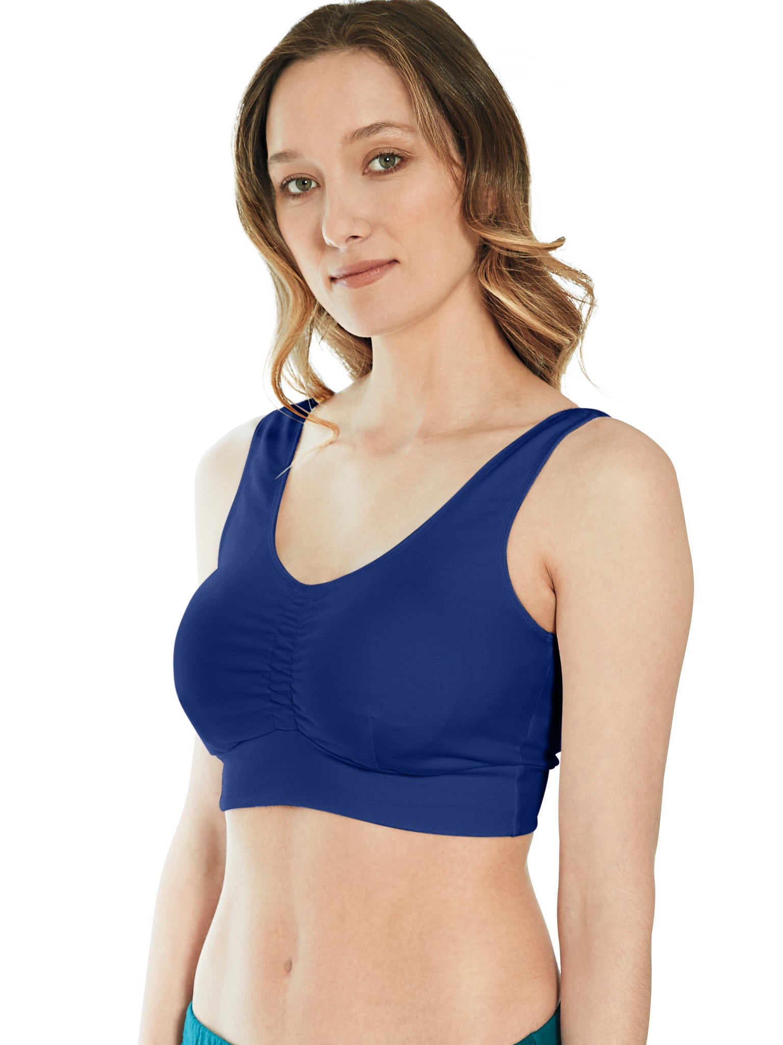  Womens Thin Cotton Cup Large Size Lace Bra Adjustable  Comfortable Breast Underwear Sports Bra Medium Beige : Sports & Outdoors