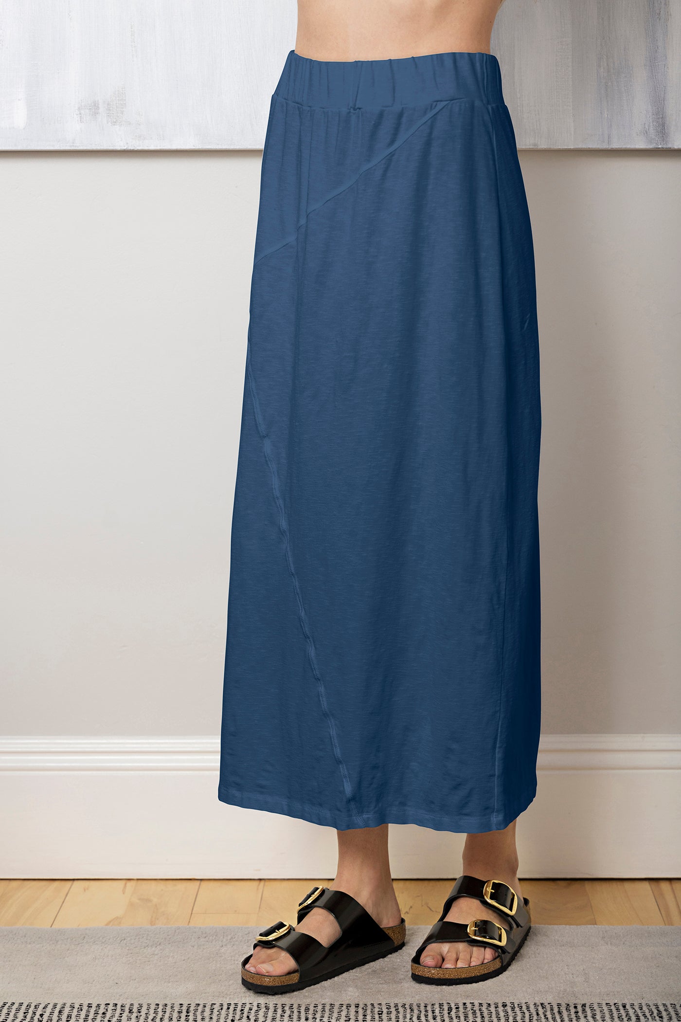 Seamed Ankle Skirt