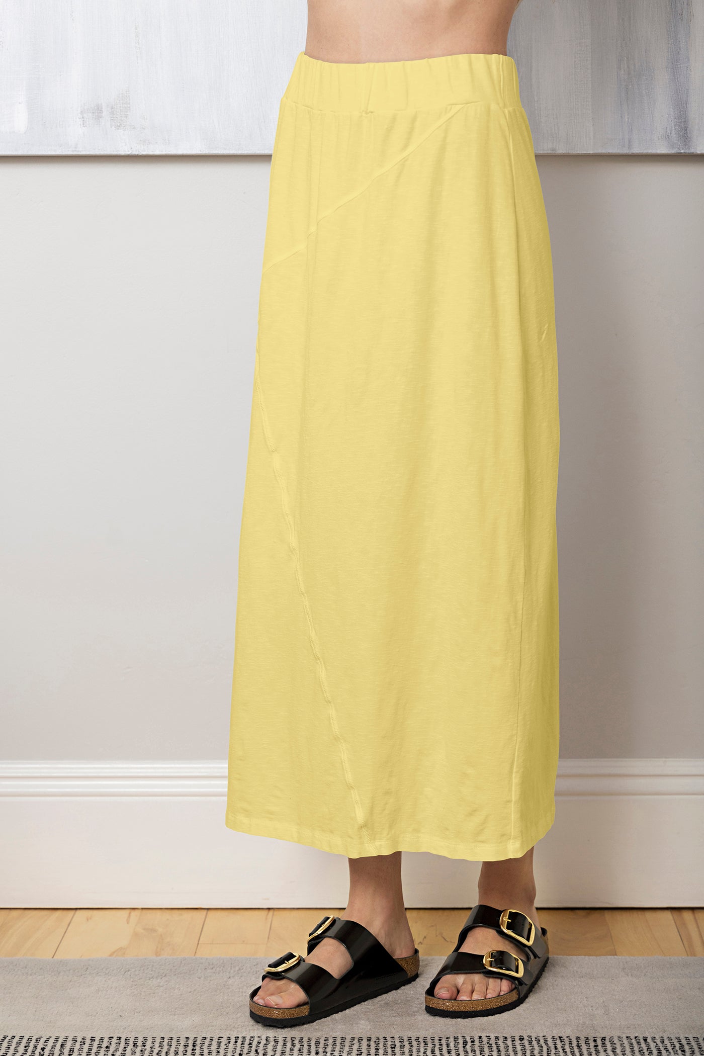 Seamed Ankle Skirt