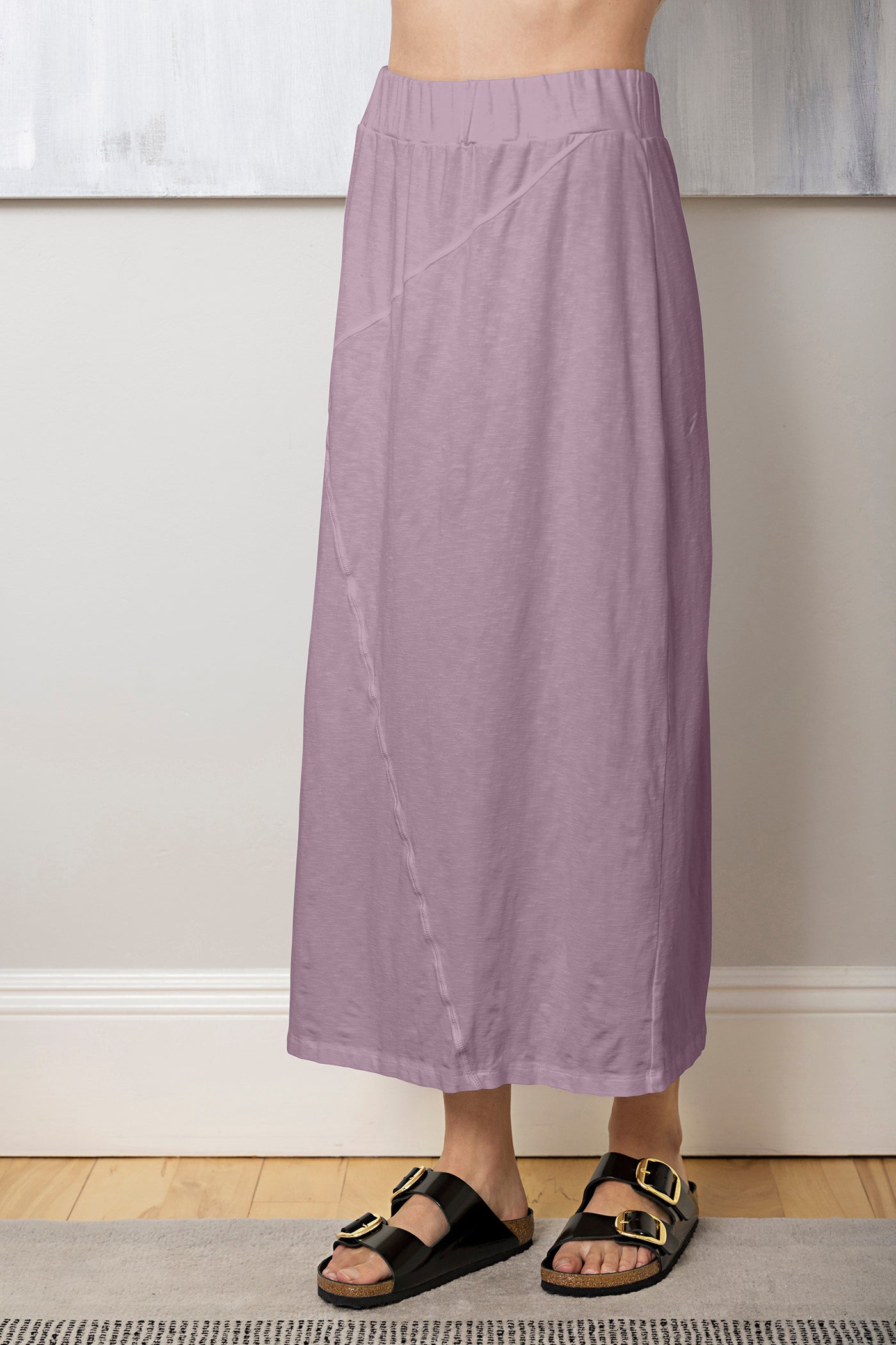 Seamed Ankle Skirt