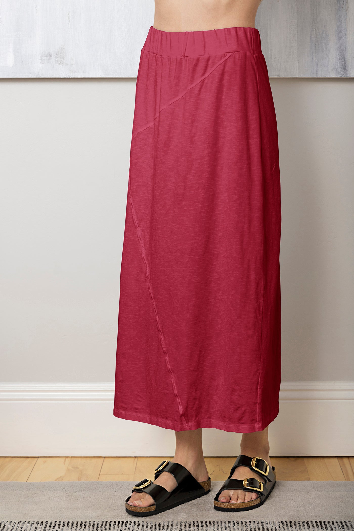 Seamed Ankle Skirt