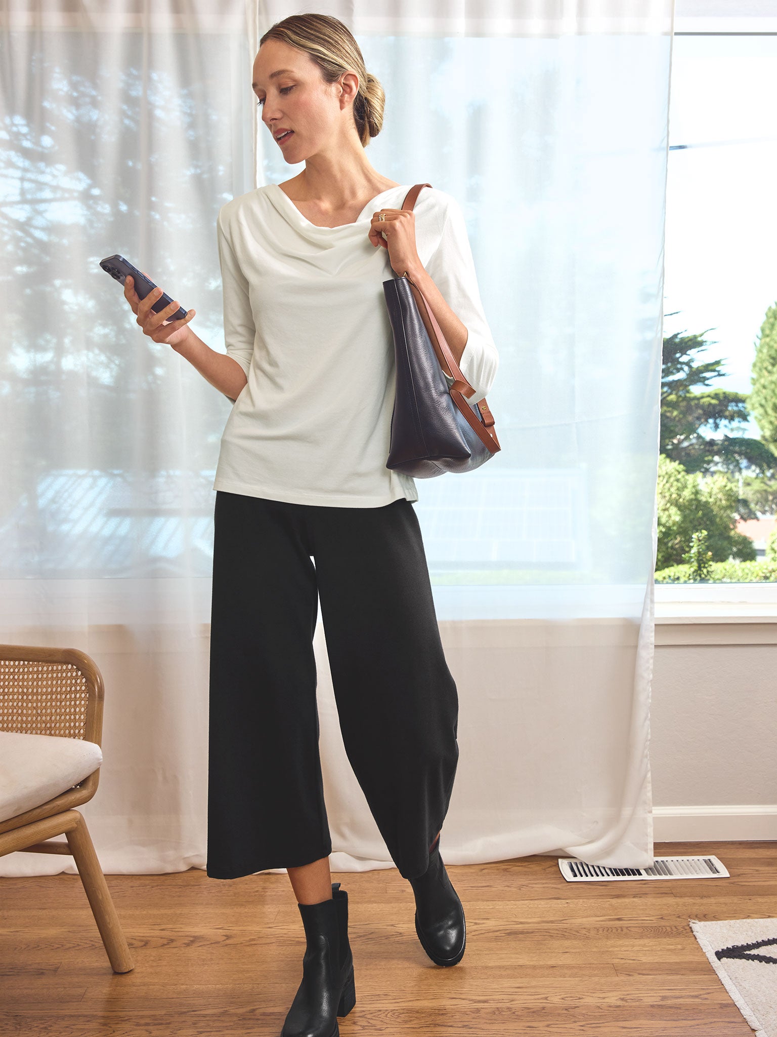 Wide Leg Crop