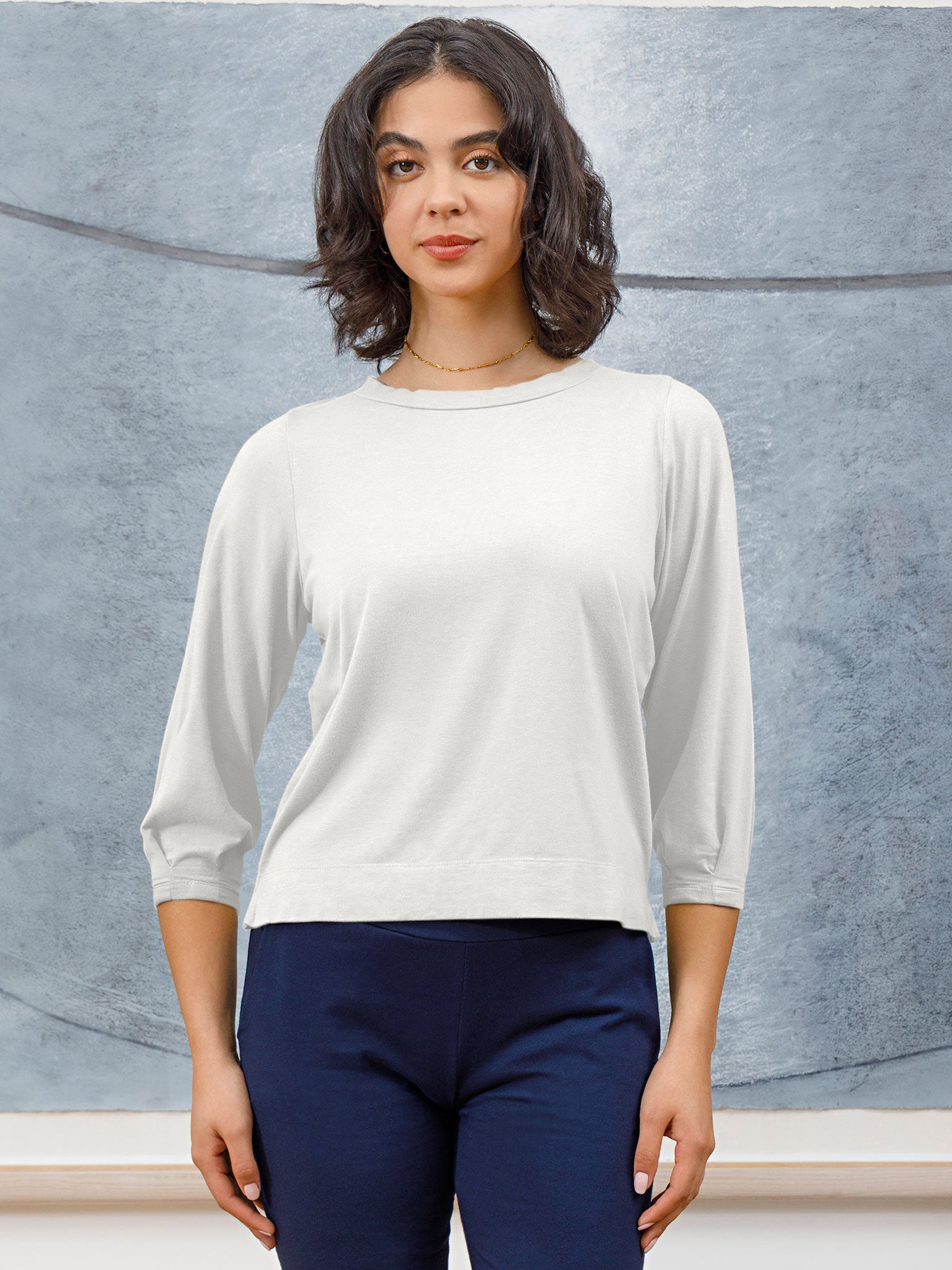 Pleat Cuff Top