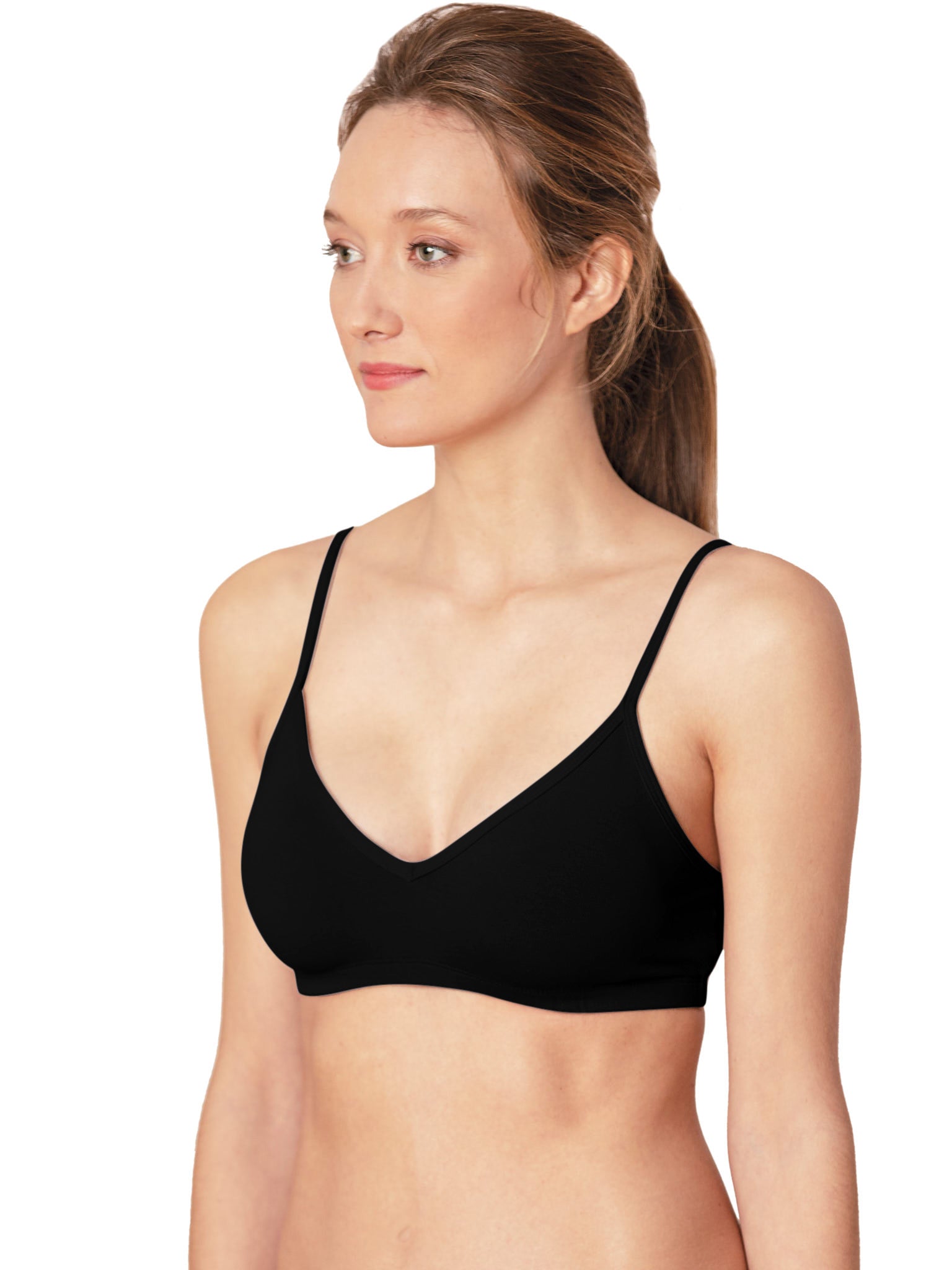 Comfortable Grey Cami Bra with Natural Cotton - : The