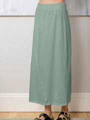 Seamed Ankle Skirt