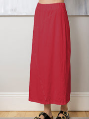 Seamed Ankle Skirt