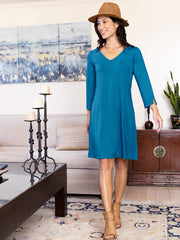 Slub Panel Dress